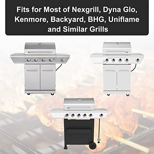 Uniflasy Universal Grease Tray With Catch Pan Fits Nexgrill, Charbroil, Dynaglo, Kenmore, Bhg, Grill Master, Backyard, Uniflame, Expert Gas Grill, Adjustable Drip Pan For 3/4/5 Burner Gas Grill #TOP5