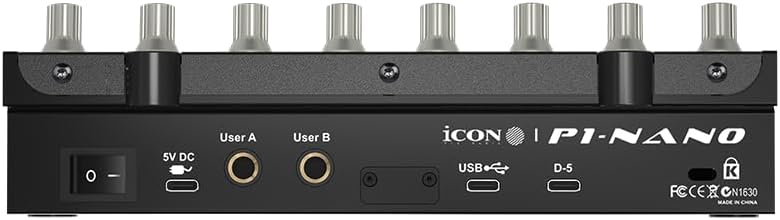 Icon Pro Audio P1-Nano Compact DAW Control Surface Bundle with D5 Display