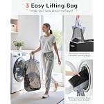 SOLEDI 180L Laundry Hamper 3 Section, Extra Large Laundry Hamper with Lid, Dirty Clothes Hamper with Sturdy Handle, Large Laundry Basket Organizer for Laundry Room, Bedroom, Hampers for Laundry - Image 5