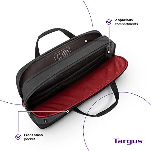 Targus 40th Anniversary Cypress EcoSmart Briefcase - Fits Laptops Up To 15.6", Eco-Friendly Backpack Made from 21 Recycled PET Bottles (TBT93904GL)4