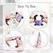 ZBX 200 Pcs Laser Purple Color Nail Forms Sticker, Thick Nail Art Tips Extension Forms, Nail Extension Tips for Beauty and Salon Nail Art Accessories