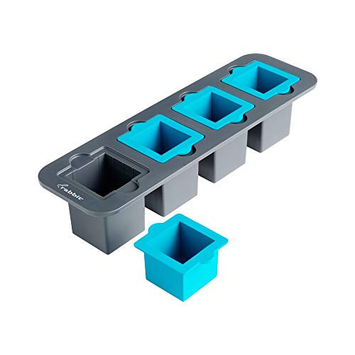 Metrokane Rabbit Clear Ice Cube Tray, Gray -