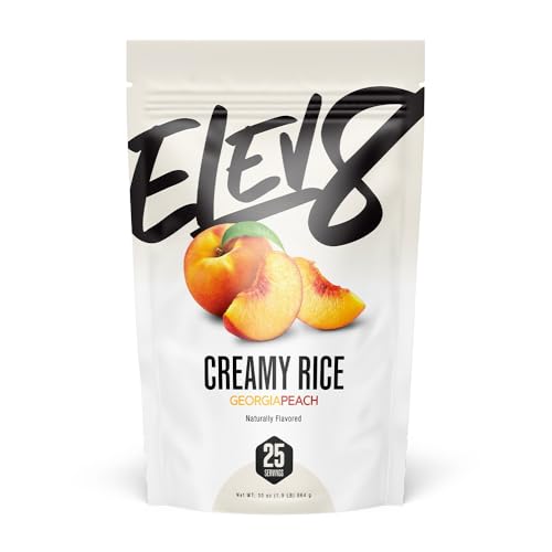 Elev8 Creamy Rice Georgia Peach, 25 Servings