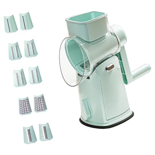 Cortador manual de verduras con 5 cuchillas de acero inoxidable miniatura 1