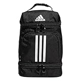 adidas Excel Insulated Lunch Bag, Cooler with Zipper, Pocket for Ice Pack, and Clip, Temperature Control Insulation