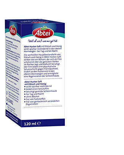 Mittel gegen Reizhusten: Abtei Husten Saft mit Eibisch und Honig