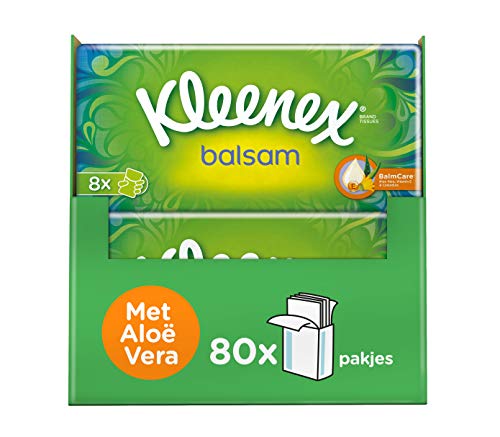 Kleenex Balsam zakdoekjes - 80 zakdoekjes - Voordeelverpakking