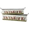 Primitives by kathy highland cows bin set  urban country home decor