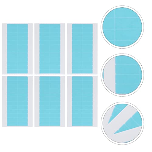 Lurrose 72 Peças para Suprimentos de Fita Guias Úteis Extensão de Peruca Perucas Costura Fitas de Ca