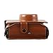 Insho Retro PU Leather Lomo Instant Camera Case Bag with Shoulder Strap for Lomography Lomo'Instant Wide Camera - Brown
