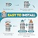 CANWAY Portable Camping Stove Mini Wood Burning Camp Stove for Backpacking Hiking Traveling Survival Cooking Stove Stainless Steel Emergency Folding Camping Stove with Carry Bag