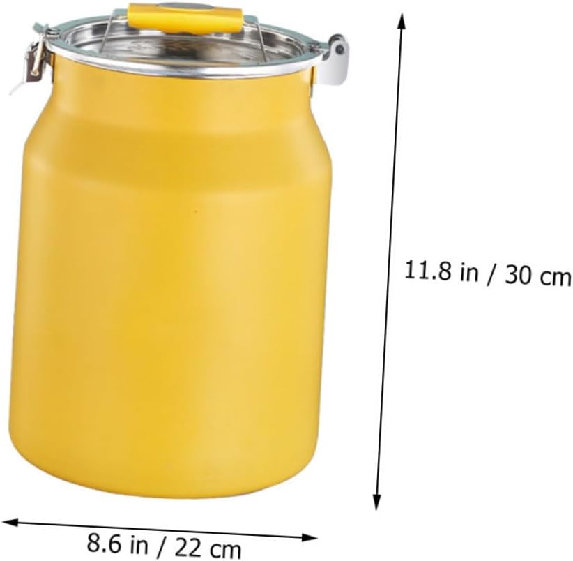 Stainless Steel Multi Function Flour Bucket Sealed Rice Storage Container with Measuring Cup for Kitchen Pantry Home Use