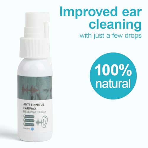 Olive Oil Ear Spray, Sanftes Ohrenschmalz-Entfernungsspray, Entfernt verhärtetes Ohrenschmalz, um verstopfte Ohren zu lindern 30ml