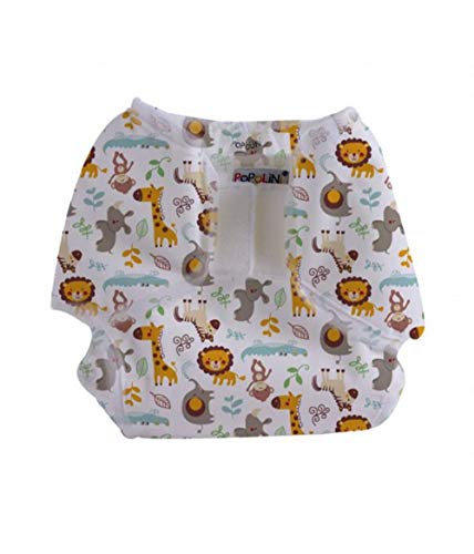 Popollini PopoWrap atmungsaktive Überhose, Klettverschluss mit Auslaufschutz (M - 5-10 kg)