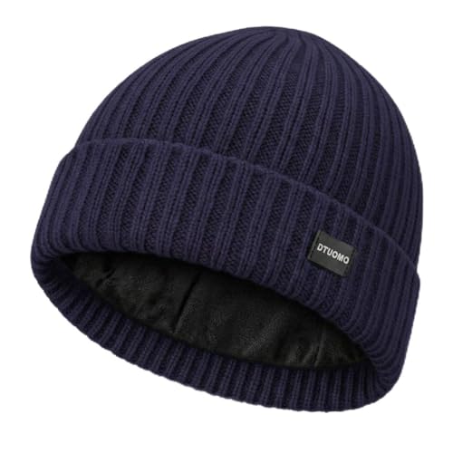 DTUOMO Merinowolle Thermo Beanie Unisex