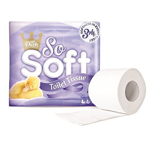 Little Duck SSTT-40 Toilet Roll, Tissue Paper, Luxury Soft, 3-Ply (Pack of 40)