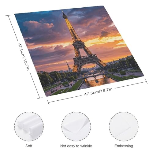 Servilletas de Tela Estilo Torre Eiffel Paquete 6 miniatura 2