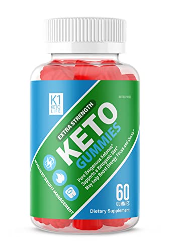 (1 Pack) - K1 Keto Life ACCV Gummies - New K1KetoLife Apple Cider Vinegar Gummys Extra Advanced Formula, KetoK1KetoLife Gummy, K1KetoLifeGummies, Ketolife, Shark, Pills, Bears, Tank, 30 Days Supply