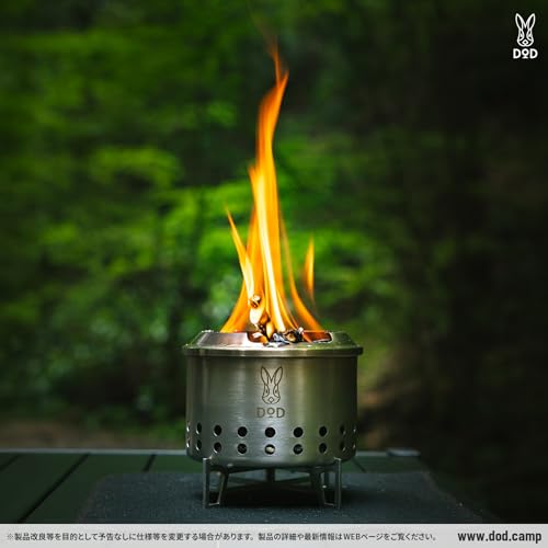 テーブルの上で焚き火が楽しめる