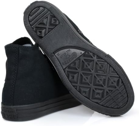 Converse Baby Chuck Taylor All Star Canvas High Top Sneaker, Black Monochrome, 3 M US Infant | Image 3