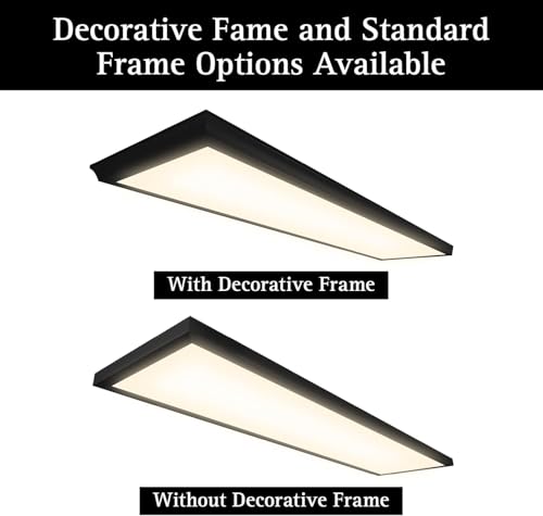 Image of UltraLux 2x4 Surface Mount Slim LED Panel Dimmable 3CCT Matte Black 1Pk