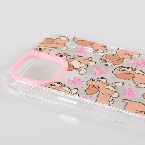 SKINNYDIP スキニーディップ スマホケース iPhone用 ケース レディ ピンクリボン ディズニー 耐衝撃性ケース 0895IPRD iPhone14用 レディ ピンクリボン