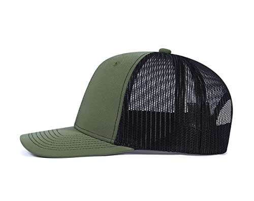 Image of Quanhaigou Trucker Hat - Mesh Snap Back - Unisex Adjustable Baseball Cap - Outdoor Hats for Men Women
