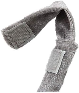 elope Gray Mouse Ears Headband and Tail Kit - Velour-Covered Ears and Foam Tail with Hook and Loop Fastener