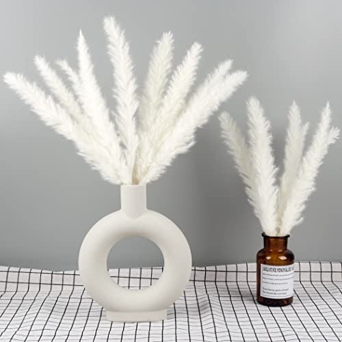 Feibmir Lot de 15 bouquets de fleurs séchées pour décoration d'intérieur, arrangements floraux, mariages, décoration bohème Cover
