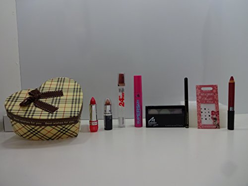 Ensemble cadeau maquillage de luxe 8pc pour mise en beauté