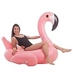 Elegante diseño AREMAR Flotador Hinchable Gigante Flamenco Rosa 170 CM.