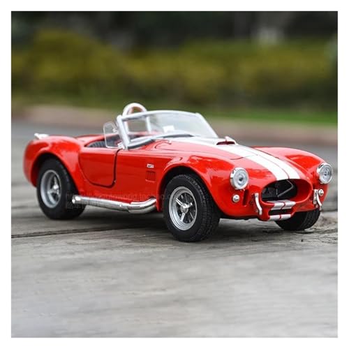 JIFEICHUAN Decorative car model 1:24 For Shelby Cobra 427 S/C 1965 Die-cast Alloy Car Model Suitable For Decoration for decoration