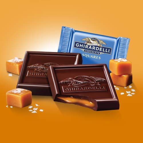 Ghirardelli Dark Chocolate Sea Salt Caramel Squares - Image 7