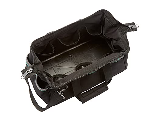 Amazon Brand - Denali Wide Mouth Tool Bag With Water Proof Molded Base, 16-Inch #TOP2
