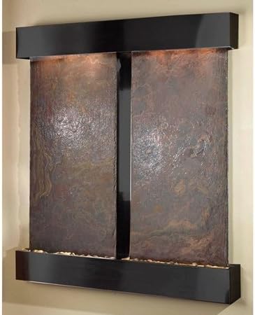 Adagio CFS1504 Cottonwood Falls - Rajah Natural Slate Wall Fountain
