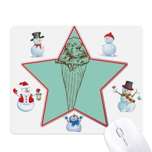Tapis de souris étoile et bonhomme de neige pour stabiliser votre glisse