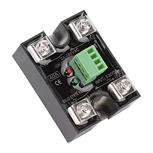 Relais à Semi-conducteurs SSR 24-480VAC monophasé double canal SK10DA - 4