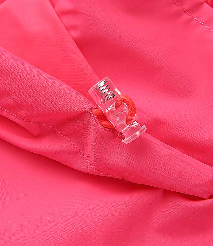 Outto Women's Cycling Jacket Convertible Upf50+ Windproof With Zip Off Sleeves(X-Large,Pink) #TOP7