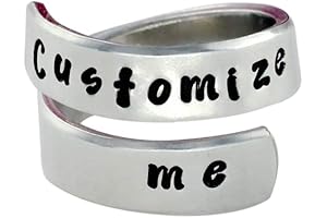 Customize Me - Personalized Spiral Wrap Ring
