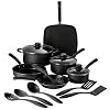 Tramontina Primaware 15-Piece Non Stick Cookware Set with Lids and Utensils, Aluminum Nonstick Pots and Pans Kitchen Set (Storm) #1