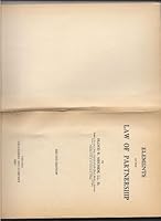 Elements of the law of partnership, B002JMJEJ0 Book Cover