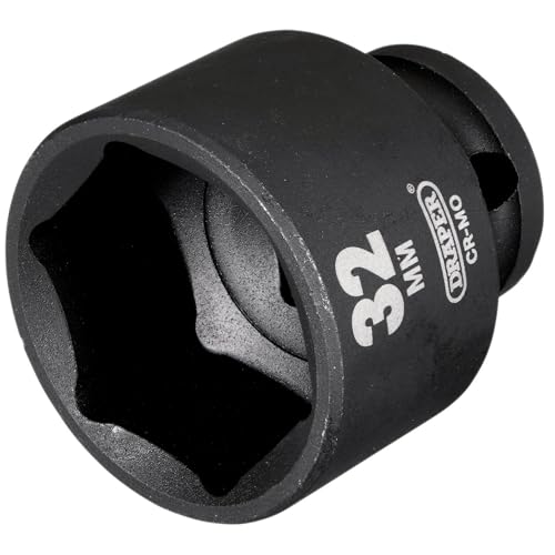 Draper 20189 Hi-TORQ Impact Socket, 1/2" Sq. Dr., 32mm