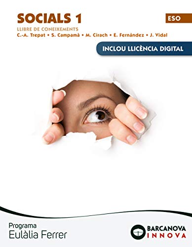Portada de Eulàlia Ferrer 1º ESO Socials. Coneixements Innova