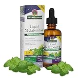 Nature's Answer Melatonin Plus Lemon Balm & Hops 2 Ounce Liquid | Promotes Relaxation | Supports Sleep | Non GMO | Gluten Free | Vegan |