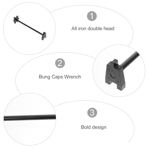 Herramienta resistente para abrir tapones de pintura de doble cabeza 7