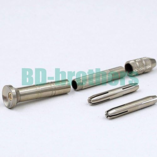 0.5-2.5mm Four Heads Hand Drill Chuck Swivel Head Pin Vise Watch Maker Repair Steel Tool Hand Work Clamps Anchors 50pcs/lot