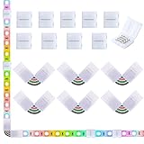 led streifen verbinder 2 polig 10mm 【Kompatibel mit 10mm 4 polig LED Lichtstreifen】Der LED Streifen Verbinder kann mit den meisten 10 mm breiten 4 polig LED Strip kompatibel sein.Zum Beispiel RGB SMD 3528/5050 Lichtstreifen.Es ist auch für diese Art von wasserdichtem Lichtstreifen geeignet.Während des Installationsvorgangs muss jedoch die wasserdichte Schicht des Installationsbereichs im Voraus entfernt werden, um Installationsfehler zu vermeiden.