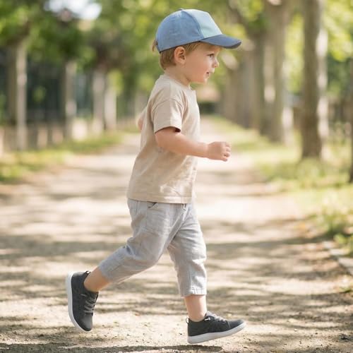 Image of JOINFREE Toddler Shoes Girls Boys Wide Barefoot Shoes Minimalist Walking Sneakers Zero Drop Slip on Tennis Shoe Breathable Naturally Flexible