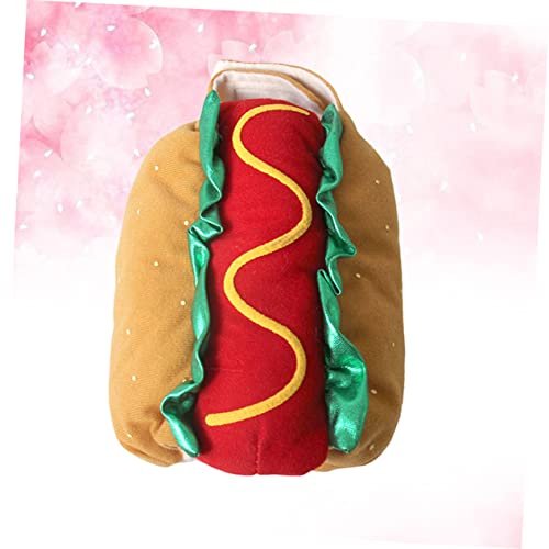 Disfraz Hot Dog para perro talla XXS miniatura 3