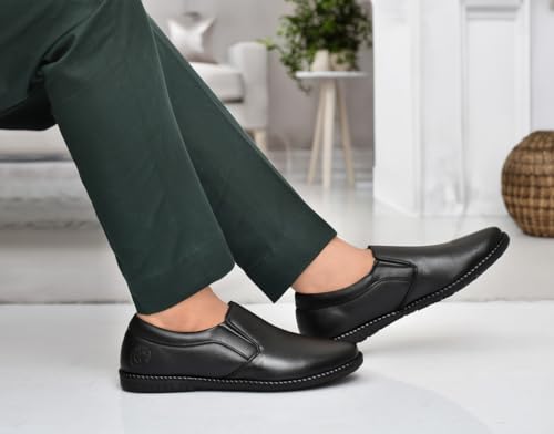 HEALTH FIT Men's Super Soft Ortho Comfortable with Soft Sole Ultra-Lightweight for Gents Luxury Formal Shoes 1266